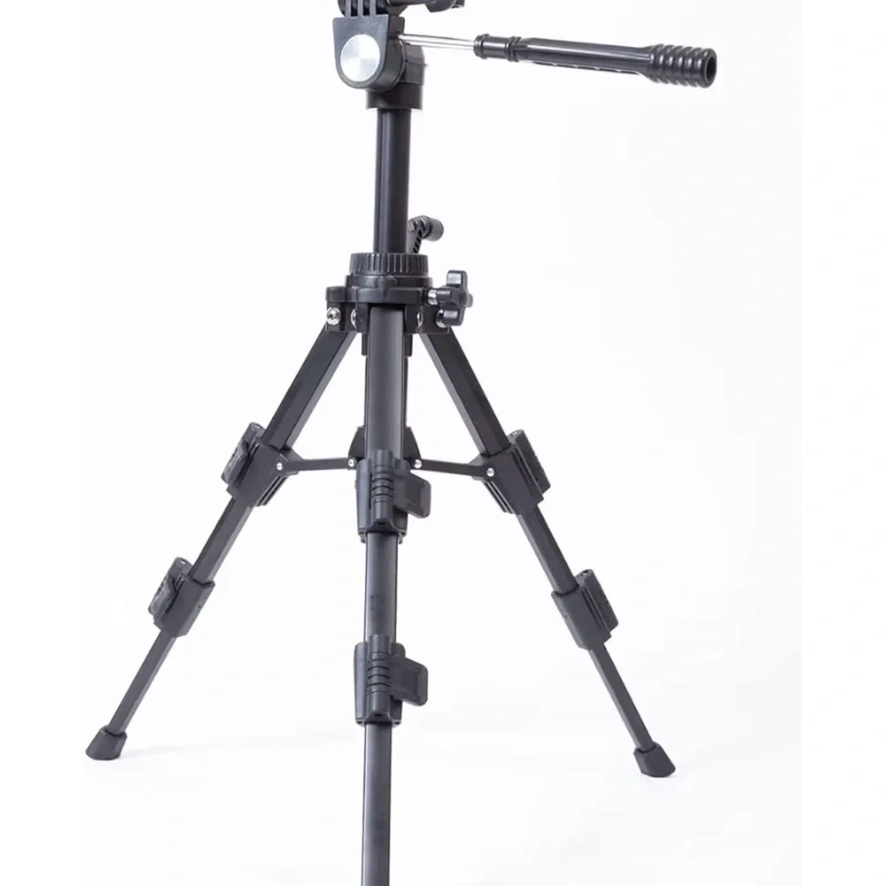 abletop Tripod with 3-Way Pan/Tilt Head, Quick Release Plate Black